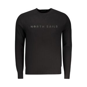 North Sails Black Viscosa Men Men's Sweater